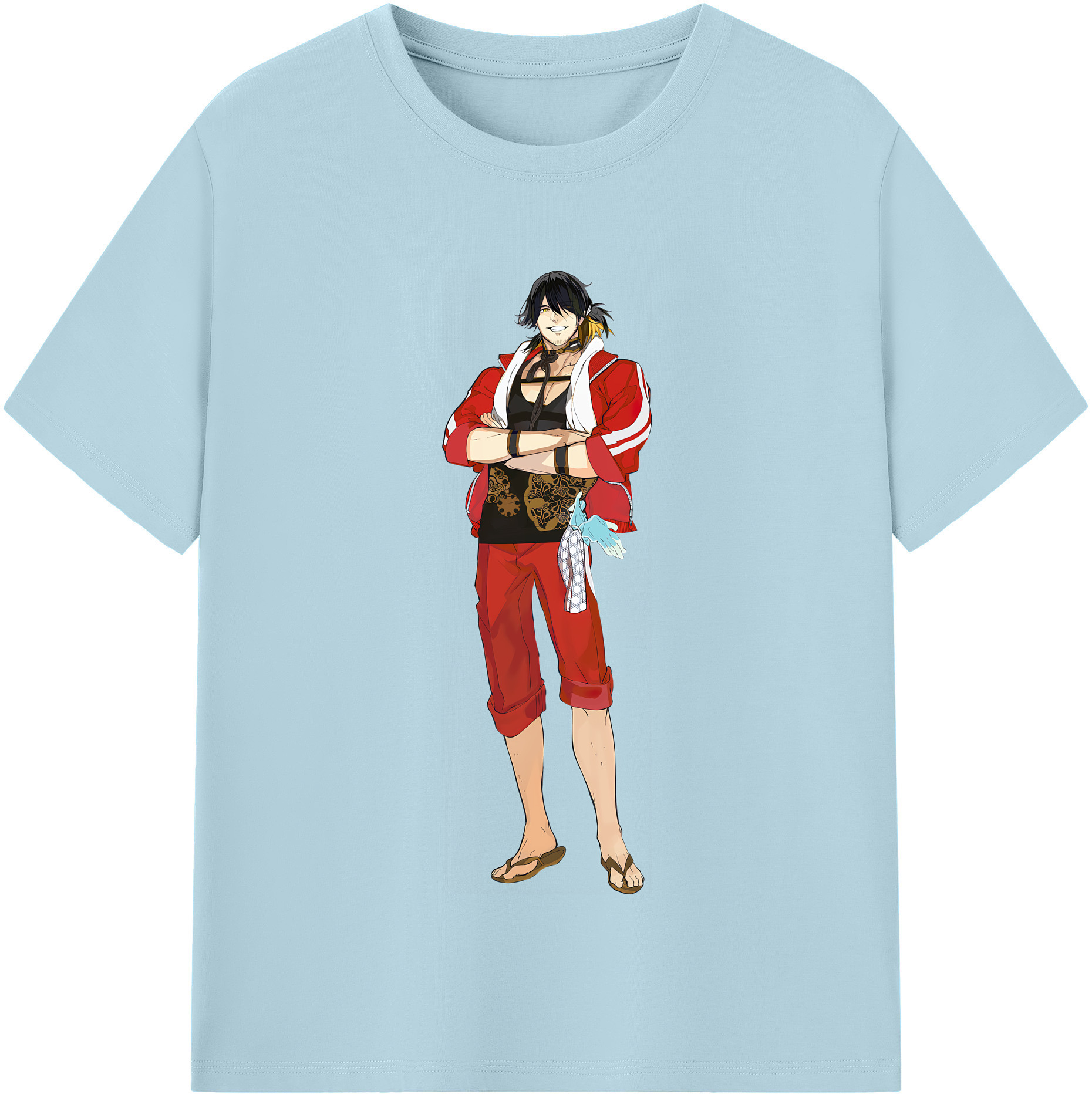 （画像用） 刀剣乱舞 Touken Ranbu 綿100％半袖Tシャツ（フロントプリント）
